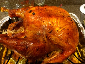 My perfectly cooked turkey!